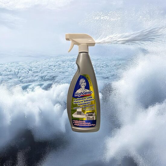 HighGenic Stainless Steel Surface Cleaner – tīrīšanas līdzeklis nerūsējošā tērauda un iebūvējamo virsmu kopšanai