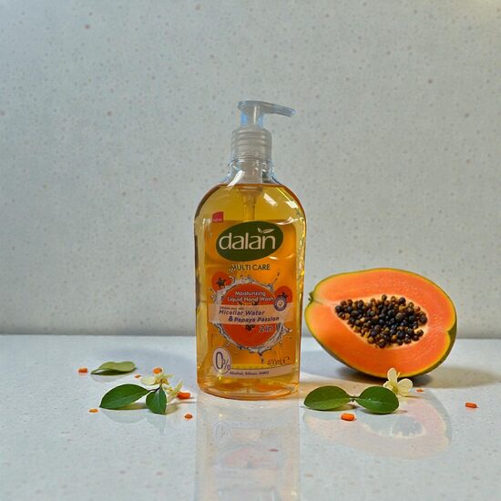DALAN Multi Care Moisturizing Liquid Hand Wash – šķidrās roku ziepes ar micelāro ūdeni un papaiju 