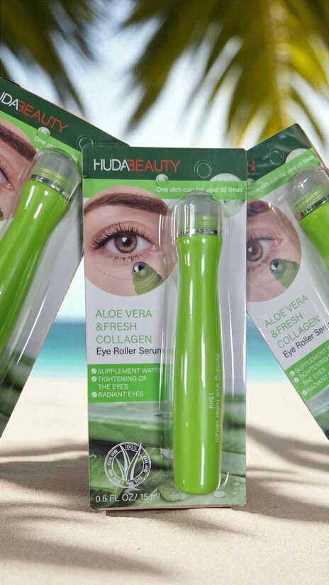 HUDABEAUTY aloe vera serums zem acu zonai