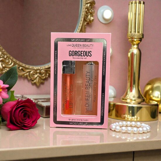 Love Queen Beauty Gorgeous – lūpu kopšanas komplekts/ Roza
