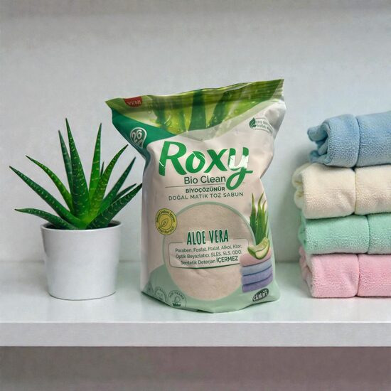 Roxy Bio Clean – dabīgs veļas pulveris ar Aloe Vera